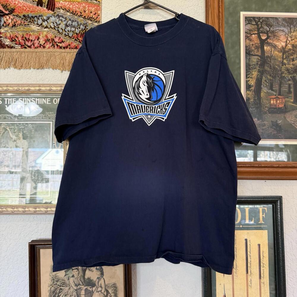 Vintage 90s Dallas Mavericks Shirt Mens Size XL NBA Basketball Tee Short Sleeve
